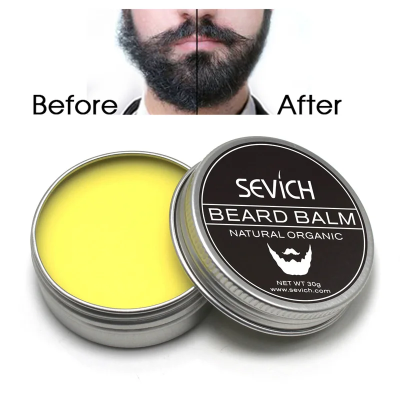 High Quality Natural Beard Oil Conditioner Balm Growth Organic Moustache Wax for Beard Styling