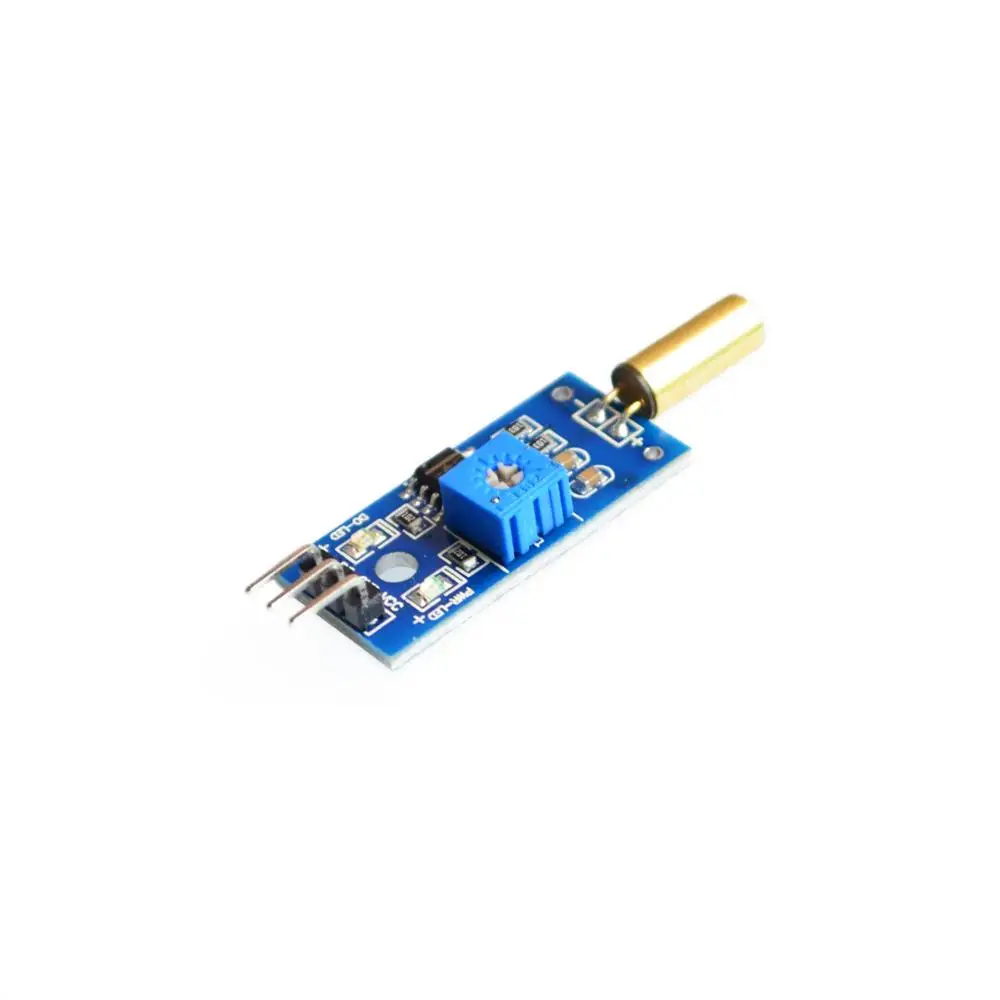 Glyduino Tilt Sensor Module Golden SW520D Angle Tilt Detection module for Arduino with Roll Ball Switch