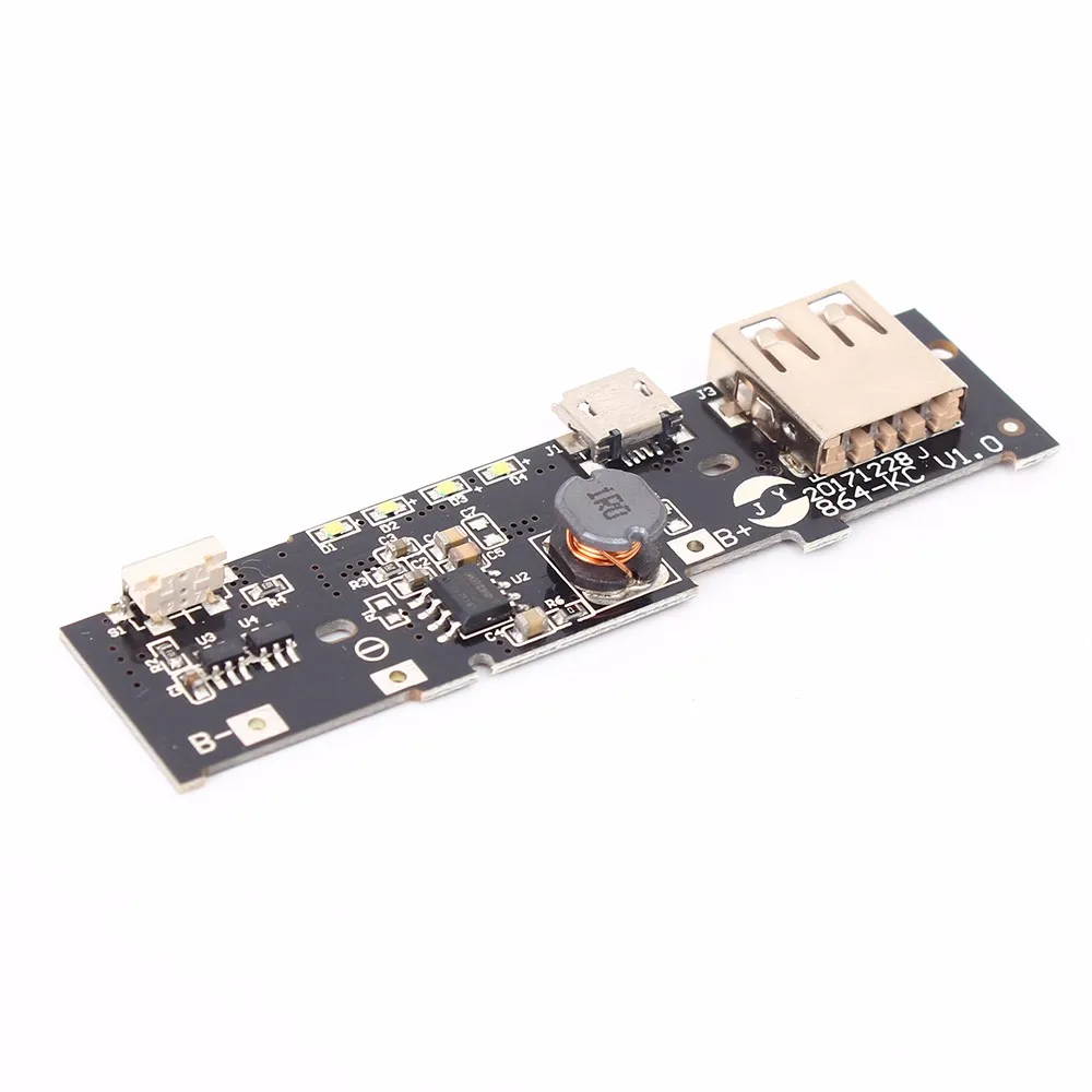 5V 2.1A Power Bank Printplaat Pcb Power Charger Module Step Up Boost Power Supply Module Diy 18650 Batterij voor Xiaomi