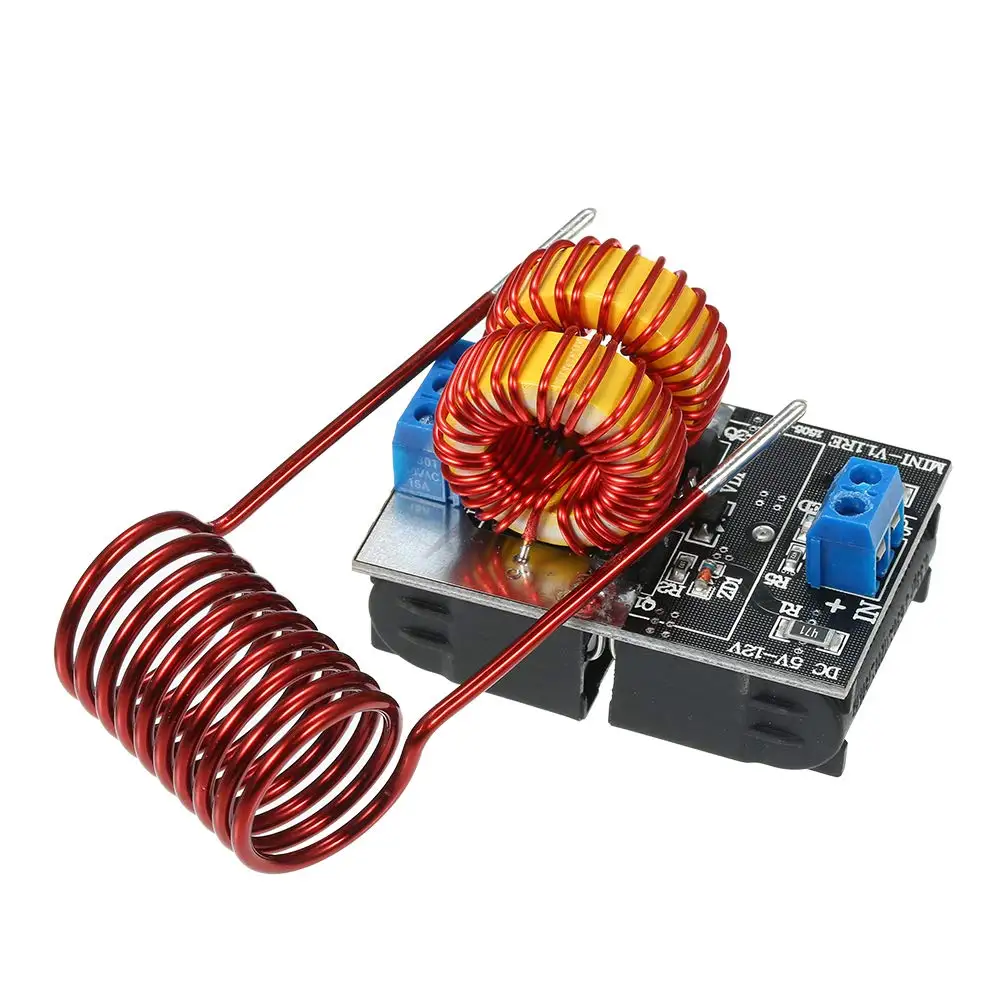 5-12V 120W Mini ZVS Induction Heating Board Flyback Driver Heater DIY Cooker Ignition Coil