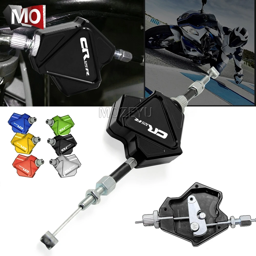 Motorcycle CNC Aluminum Stunt Clutch Lever Easy Pull Cable System For HONDA CR125R CR 125R 125 CR125 R 1992-2003 1993 1994 1995