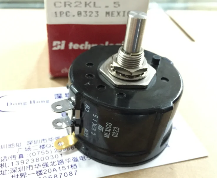 CW CW C R2K L.5 BI MEXICO CR2KL.5 multi-circle potentiometer wire wound around 3 ring 2K axis length 20MM switch