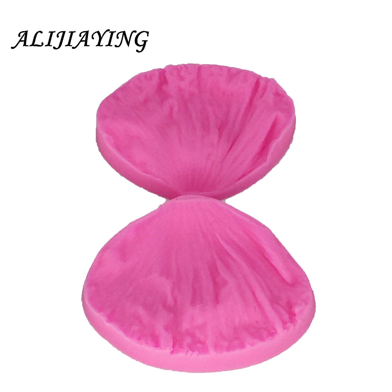 2Pcs/set 3D Rose petal shape Silicone Fondant Molds peony flower leaf Cake Decorating Tools suitable for polymer clay D1028