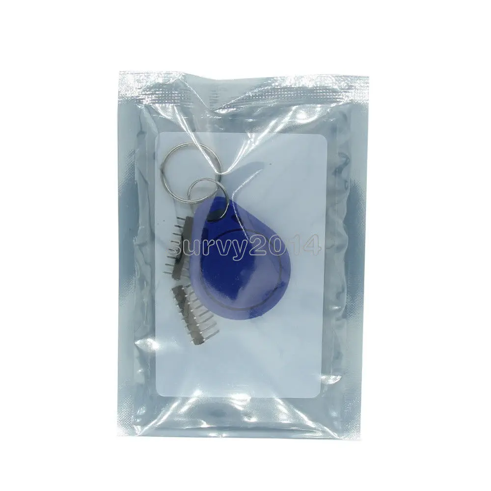 1 Set MFRC-522 RC-522 RC522 تتفاعل اللاسلكية IC وحدة S50 فودان SPI الكاتب قارئ بطاقة مفتاح سلسلة الاستشعار أطقم 13.56 ميجا هرتز لاردوينو