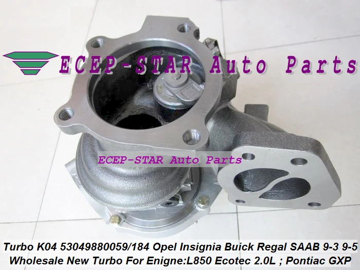 K04 53049880059 4814279 860224 860262 12643932 4805045 Turbo For Buick Regal For Opel GT HHR L850 Ecotec 2.0L no E- actuator
