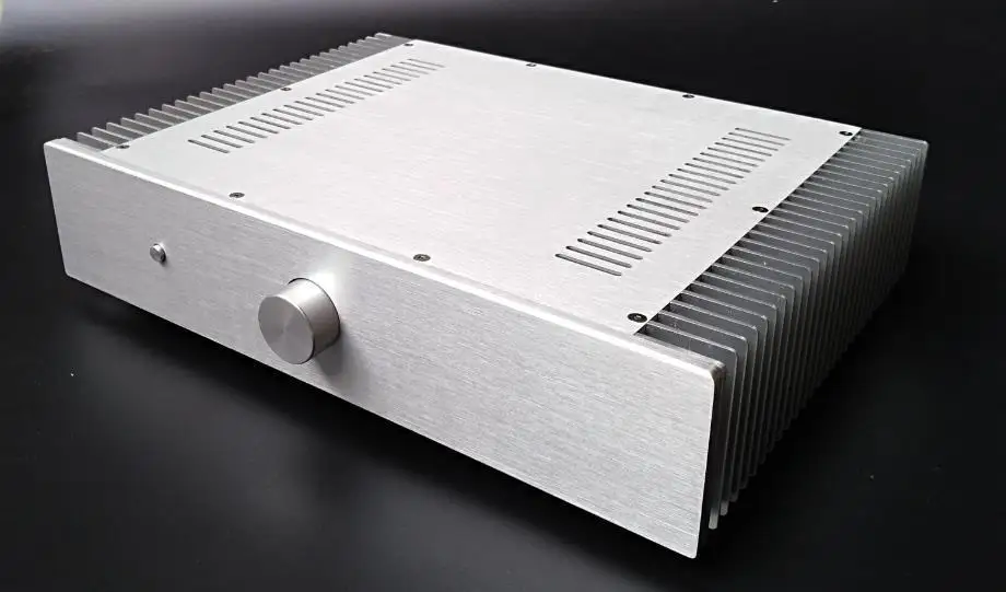 

ZEROZONE DIY Class A Power Amplifier Aluminum Chassis Amp Box /case 430*90*308mm L12-13