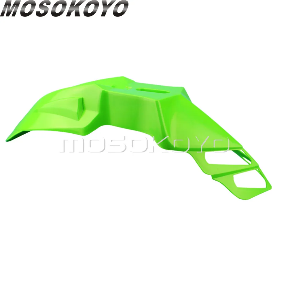 Green Motorcycle Front Fender EVO for Kawasaki KLX KLR KX 110 150 140L 250 450 Dirt Bike Mudguard