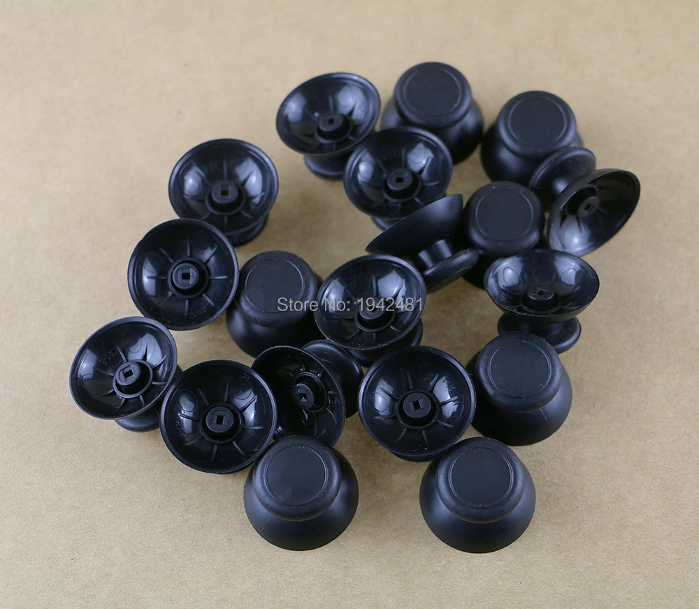 20PCS Small Hole Black 3D Analog Plastic Thumbstick Rocker Joystick Grip Cap Shell Caps For Wii U WiiU Pro Controller view 4