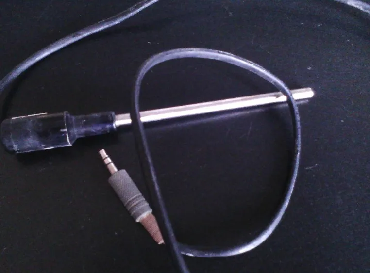 TC-1 temperature electrode and DWS-51A sodium ion meter matching temperature probe microphone plug