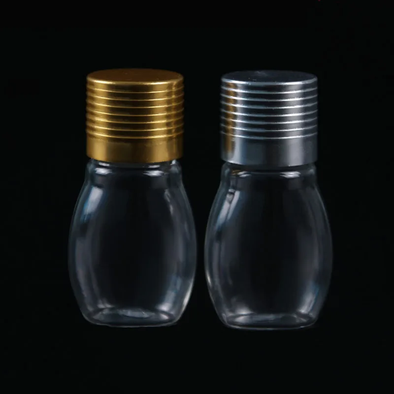 

Emulsion Refillable Bottle 10ML Plastic Toner Vial Transparent Essential Oil Bottle Metal Cap Empty Travel Cosmetic Container