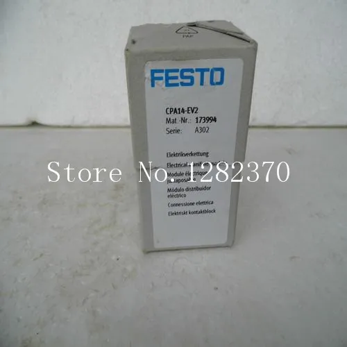 

[SA] New original authentic special sales FESTO plug CPA14-EV2 spot 173994 --5pcs/lot