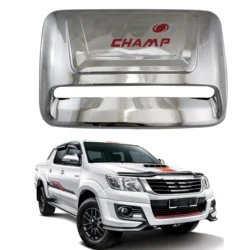 New Red Font car parts Car Accessories ABS Chrome Bonnet Hood Parts For Toyota Hilux VIGO 2005-2014 Automobile hood