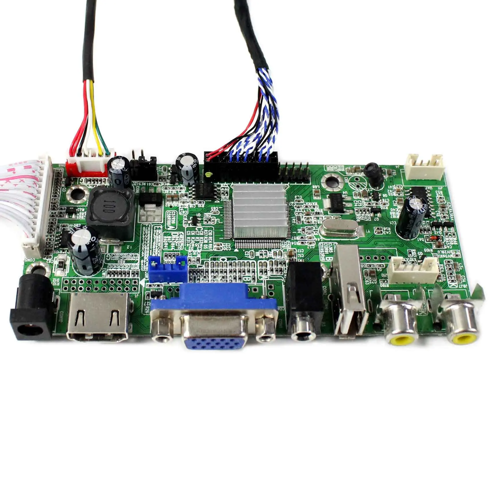 Hd mi vga 2av áudio usb lcd placa de controlador VS-V59AV-V1 com 15 polegada lq150x1lg96 1024x768 tela lcd