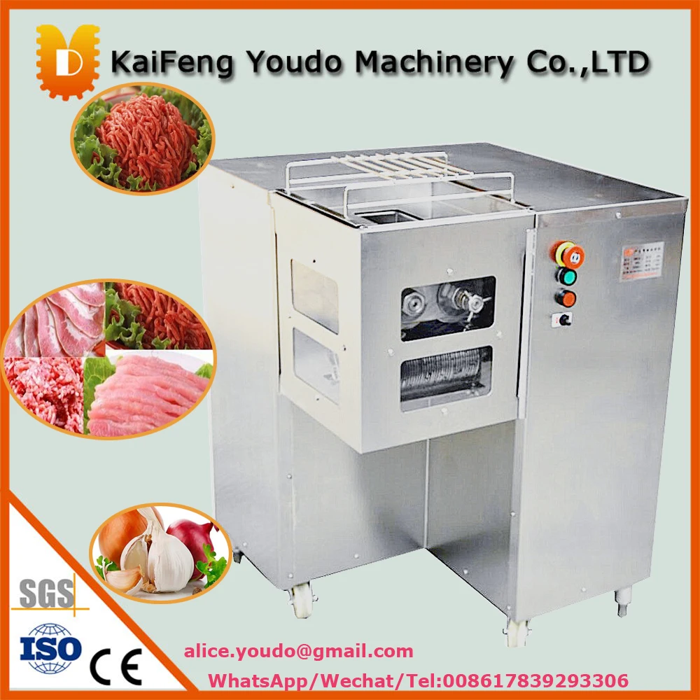 UDQT-250 multi-function desktop cutting machine with double motors, double motor drive /hot sale meat cutter machine price