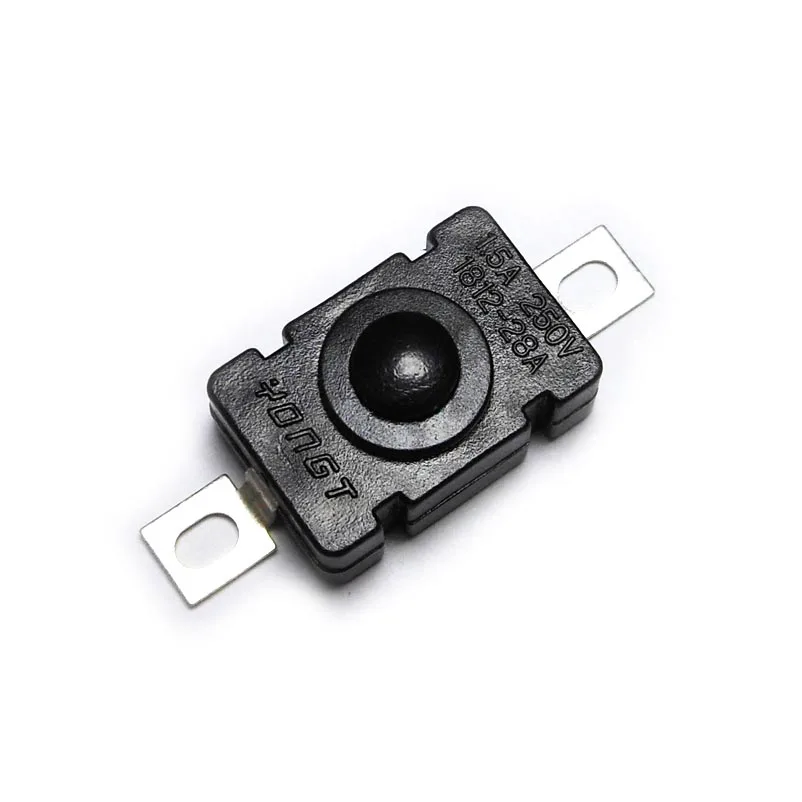 10PCS/LOT 18*12MM Flashlight Switch 1.5A 250V Self Locking Patch Type Push Button Switch 2P-ON-OFF Small Switches KAN-28