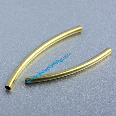 

Jewelry findings Raw Brass matel spacer tube beads Pave tube beads tube Bar 1.5*22*0.13mm