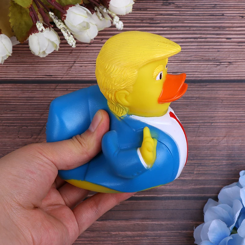 Trump Rubber Duck Bath Toy Shower Water Floating US President Baby Toy Water Toy Shower Duck Child Bath Float