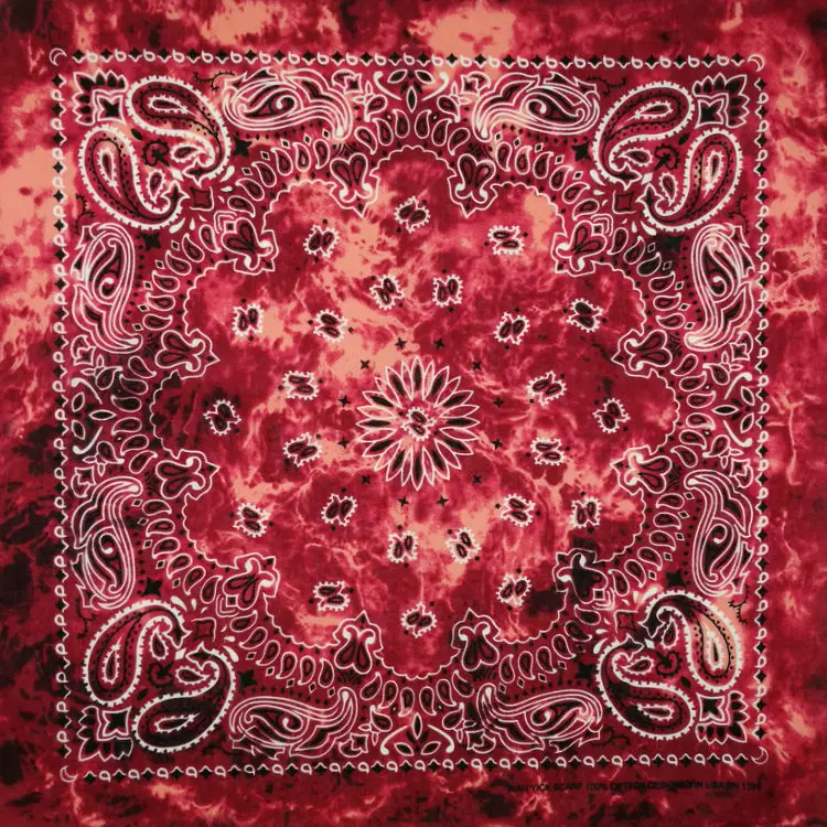 Paisley Pattern Bandana Multipurpose Hip-hop Unisex Neckerchief Headwear/Hair Band Scarf Neck Wrist Wrap Band Headtie for Men