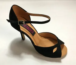 Zapatos de baile latino cómodos para mujer, zapatos de baile de salón, salsa, tango, tacón bajo, envío gratis, 6226B-BS