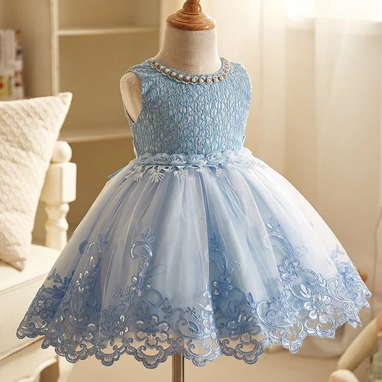 Children Party Dress Summer Flower Girls Wedding Dress For Girls Lace Princess Dress Costume For Kids 3 4 5 6 7 8 9 10 Year