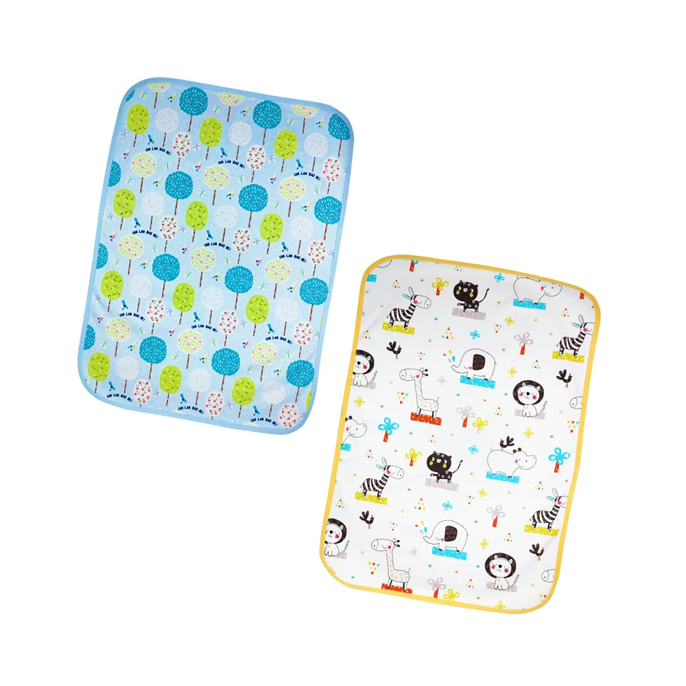 Baby Diaper Changing pads Washable Travel Nappy Mat Waterproof Newborn Baby Changing Mat Cover Size: 70cmx50cm