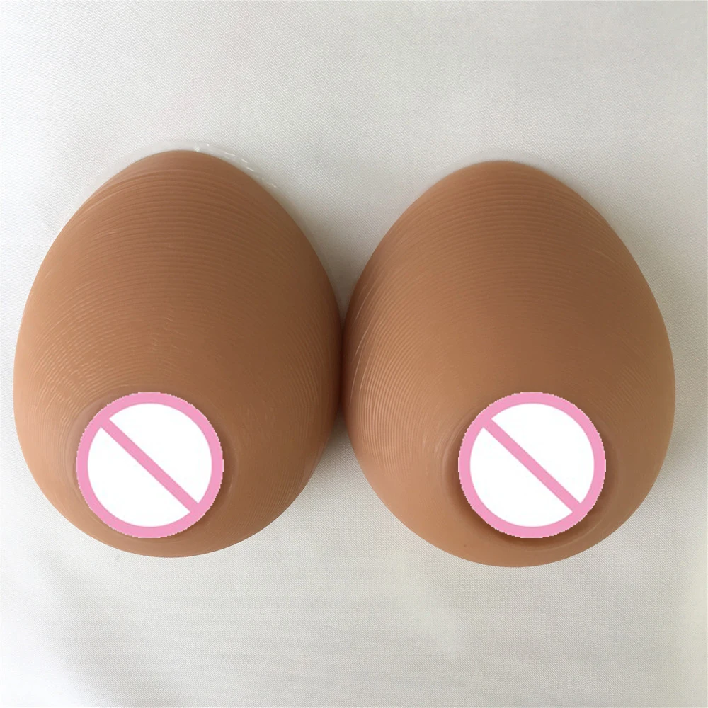 

600g B cup silicone breast form crossdressing fake boob real soft sexy nipple drag queen CD TD use