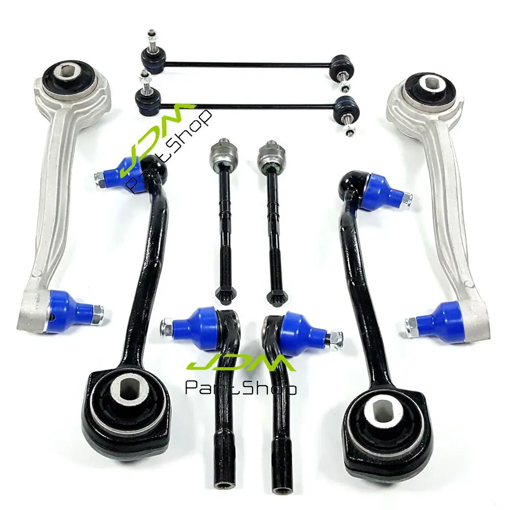 FOR Mercedes W203 W209 CLK320 350 500 550 Front Control Arm Arms Ball Joint Sway Bar Tie Rod KIT 10 pcs