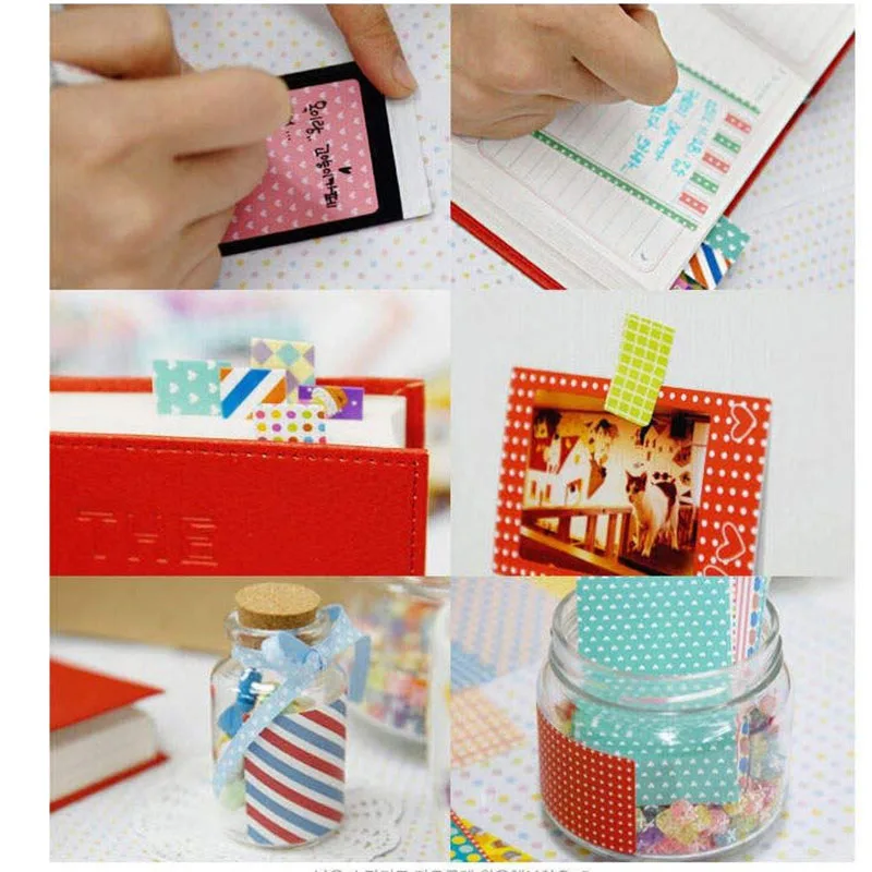 DIY 20pcs/set New Cute for Polaroid Films Photo Cute Diary Stickers For FujiFilm Instax Mini Instant 11 9 8 7S 25 50S