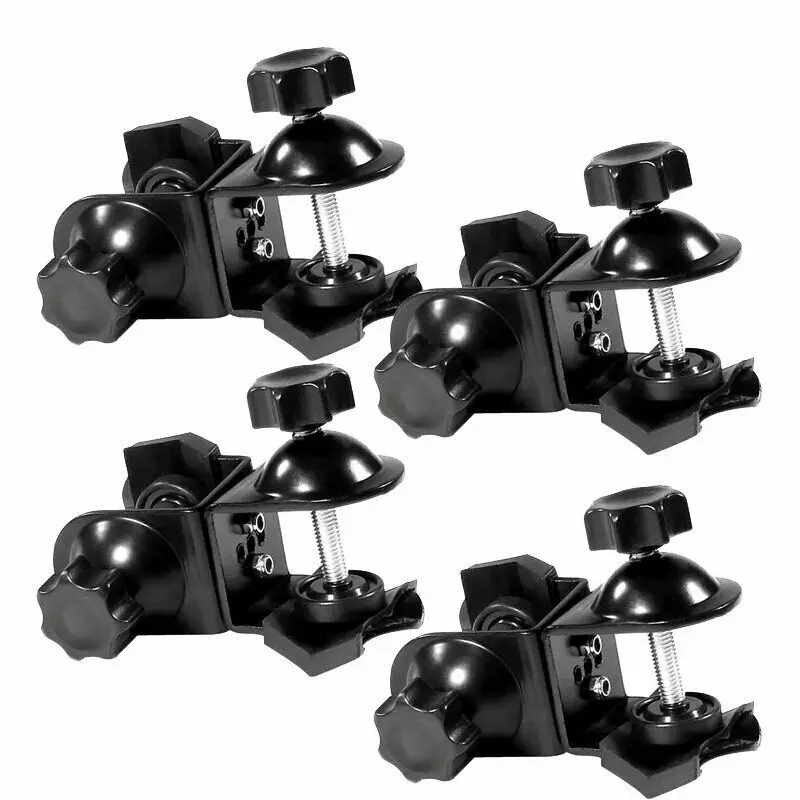 

4pcs Dual Double U Clip C Clamp for Photo Studio Camera Lighting Boom Arm light tripod camera