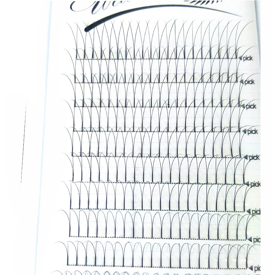 2021 New 2/3/4/5/6D Russian Volume Eyelashes Extension Long Stem Pre made Fans C/D curl Mink Lash Eyelash Individual Extensions