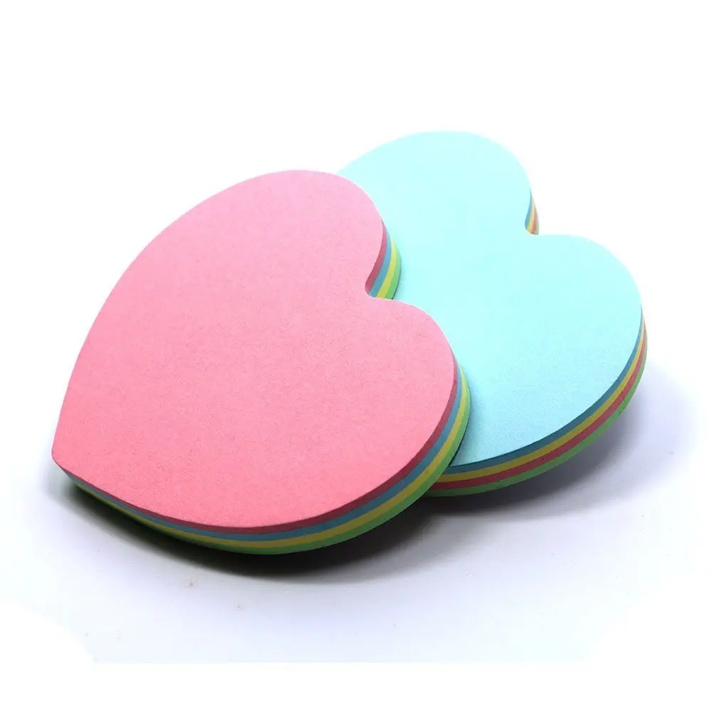 2Pcs Multi Colors Choose 7.6x7.6cm Sticky Notes Posted Self-Adhesive Paper Notes Facilitated Stickers Notepads