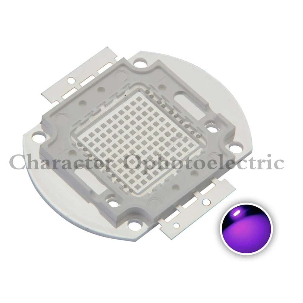 LED UV Purple LED integrated chips 365 375 385  395  405 425NM High Power COB Ultraviolet Lights 3/5/10/20/30/50/100 Watt