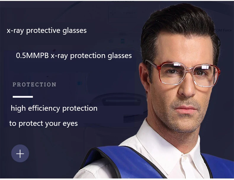 

Geniune ray protective lead spectacles 0.5mmpb x-ray gamma ray protect people work for hospital,nuclear lab,dental clinic etc