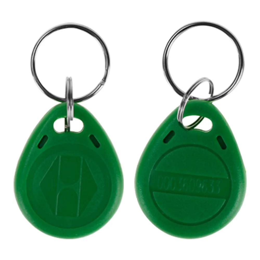 RFID Keyfobs 125KHz TK4100 EM Keychain Key Fobs Plastic TK4100 EM4100 EM4200 Tags Token for Access Control System(Pack of 10pcs)