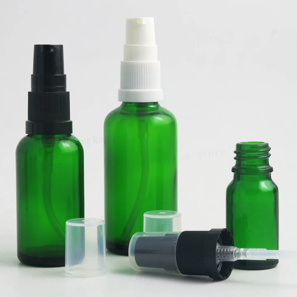 200 x Outdoors'Green Refillable Cream Shampoo Lotion Pump Bottles Containers 1/6oz 1/3oz 2/3oz 1/2oz 1oz 5/3oz 100ml