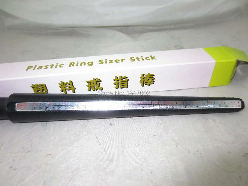 Free Shipping ring measuring stick, 4 - scale ring measuring stick mandrel bur bar, ring sizer, plastic ring sizer stick