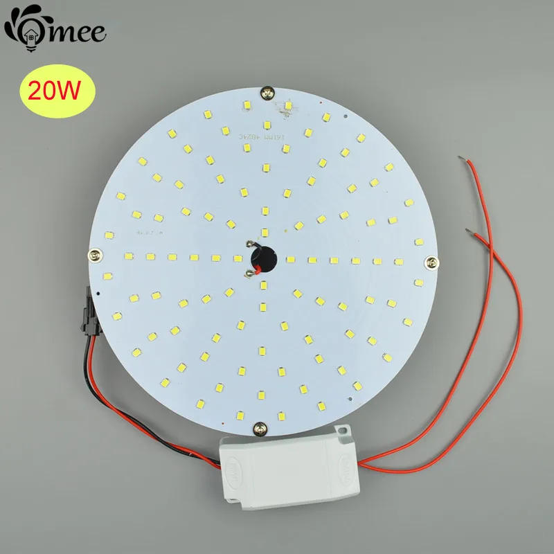 20 W okrągłe lampy sufitowe LED płyta 2835Smd diody LED Panel magnetyczne lampy sufitowe płyta aluminiowa okólników do kuchni biuro 12 V 24 V