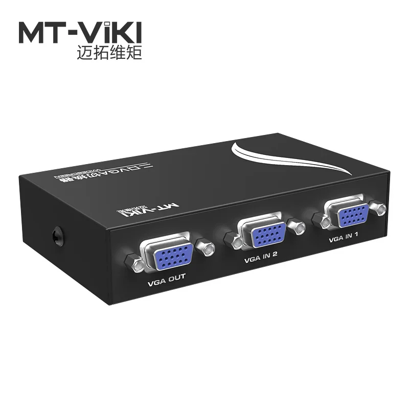 VGA Switch  2 input Port 1 output D-sub switcher PC Selector monitor share MT-VIKI Maituo 15-2CF