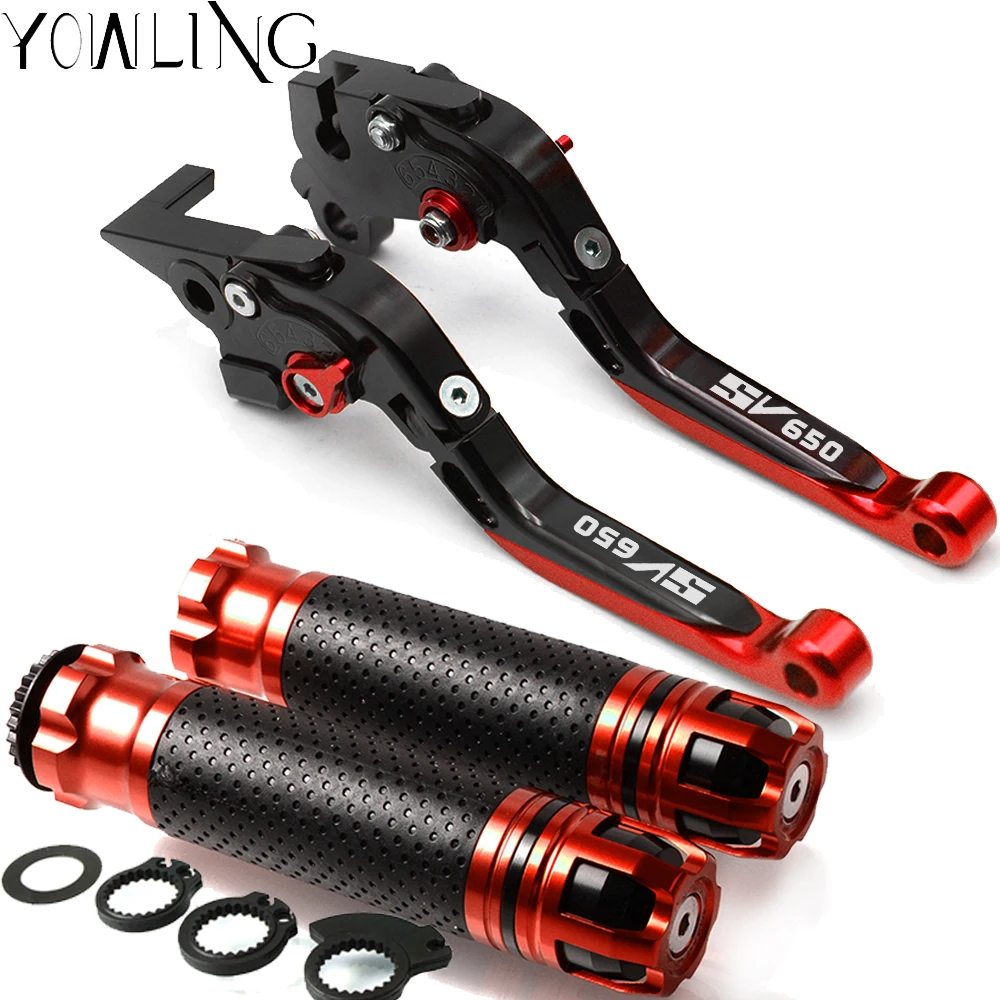 

For SUZUKI SV650 SV 650 2016 2017 Motorcycle Accessories Folding Extendable Brake Clutch Levers Handlebar grip Handle Hand Grips