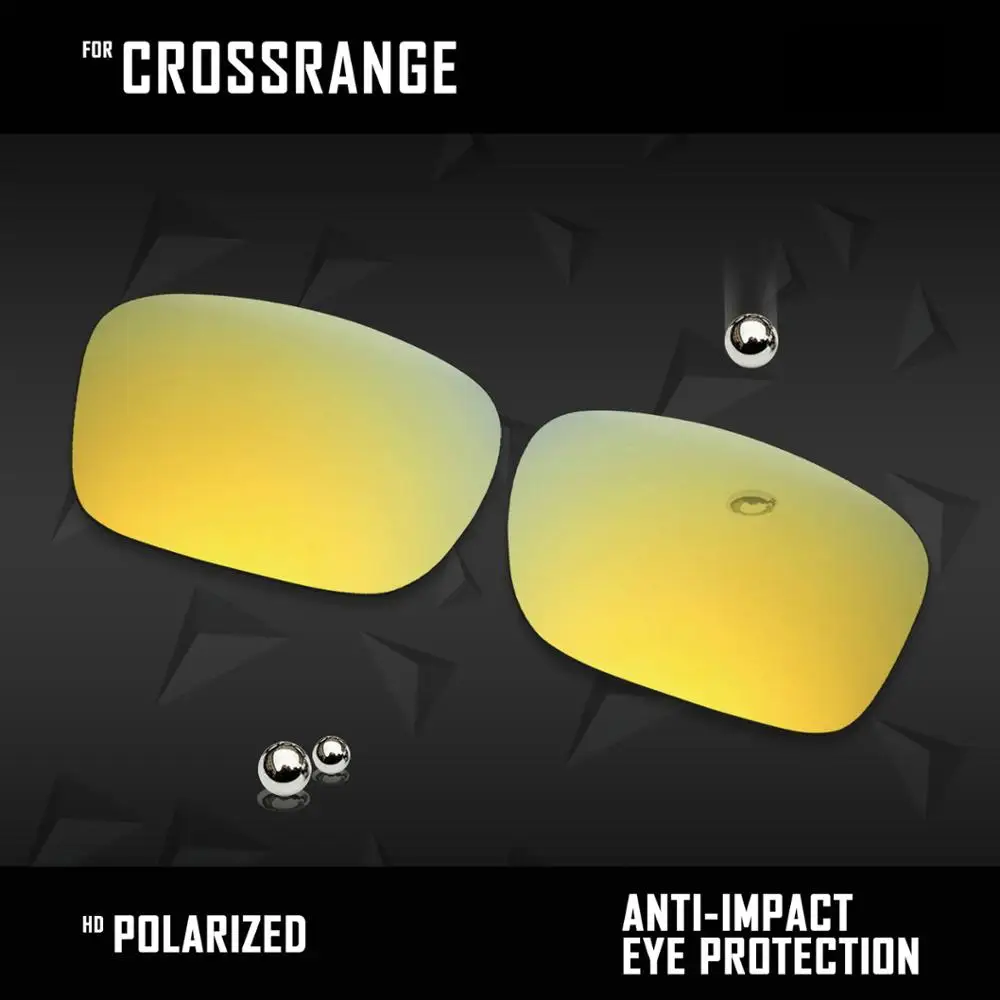 อะไหล่เลนส์ ooglit สำหรับ OO9361 Oakley crossrange & crossrange OO9371แบบเอเชียแว่นกันแดดโพลาไรซ์หลากสี