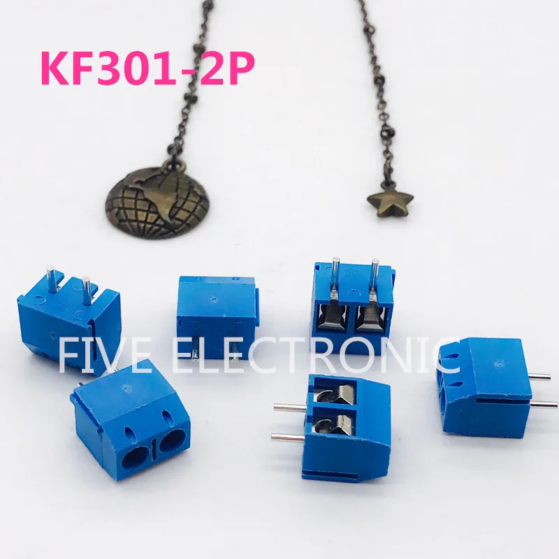 KF301-2P,KF301-3P Blue terminal,Pitch: 5.08mm, PCB terminals,be spliced