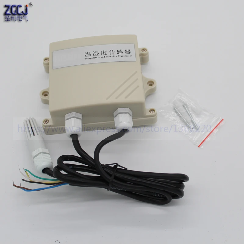 wall hanging type temperature and humidity transmitter 4-20mADC / 0-5VDC / 0-10VDC Transmit output signal temp & humidity sensor