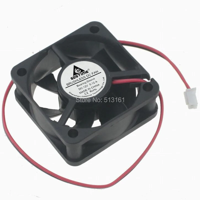 1 قطعة/الوحدة Gdstime 12V 2Pin 5020 5 سنتيمتر 50x50x20 مللي متر 50 مللي متر DC برودة التبريد مروحة