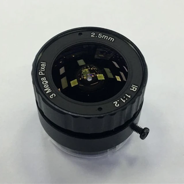 Obiektyw kamery CCTV 2,5 mm 3 MP F1,2 CS Mount 1/2,7" CY-2.5F1.2-3MP