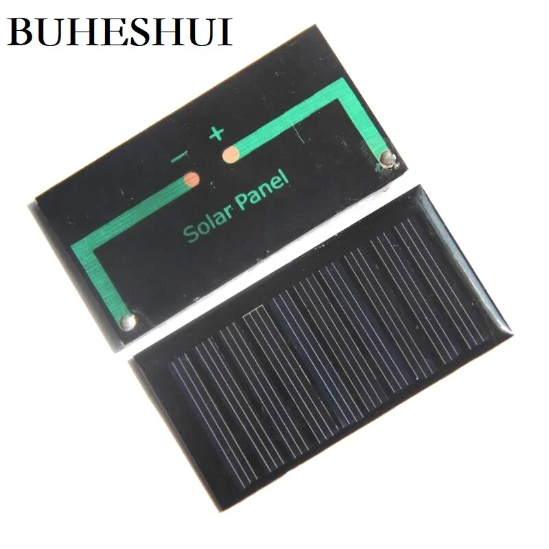 

BUHESHUI Mini Solar Cell 0.23W 5V DIY Solar Panel For 3.7V Battery System Charger 66*35.5MM 500pcs Polycrystalline Wholesale