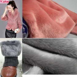 Faux Rabbit Fur Fabric, Soft Plush Fabric, Sewing Material, Home Cloth, Collar Clothing, Good, 20 Colours, 180x50cm, 1Pc