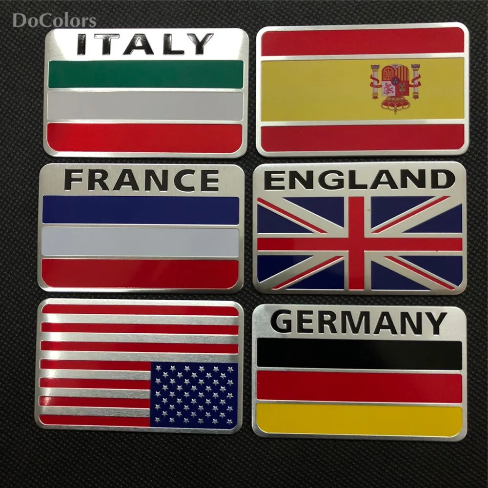 DoColors Car-Styling National Flag Stickers For Buick Regal Lacrosse Excelle GT/XT GL8 ENCORE Enclave Envision Park Avenue Royau