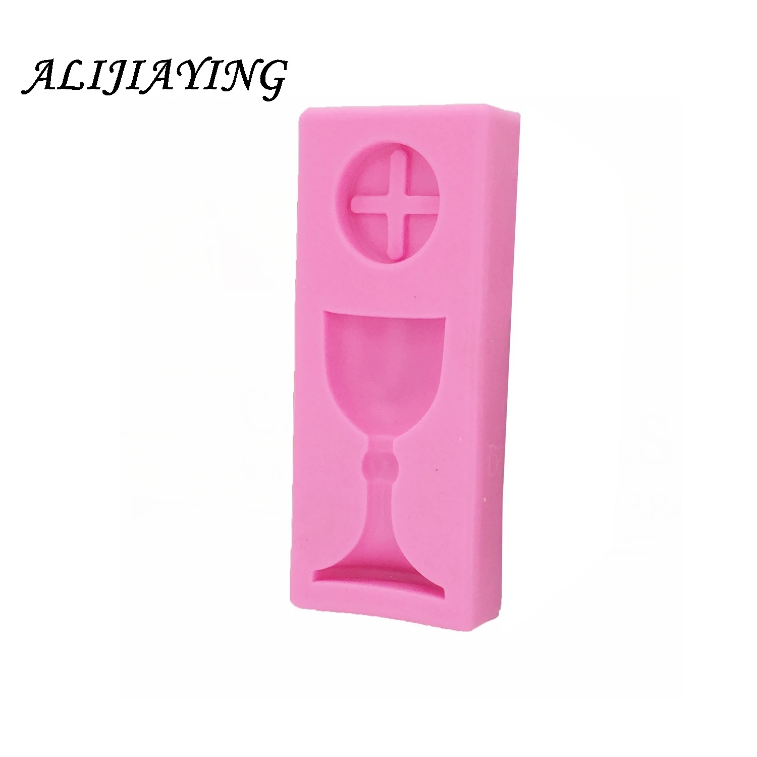 Cake Tools Charlice cup Baptism Trophy Silicone mold Mould Romantic communition cup Cake Baking Icing Ice D1233