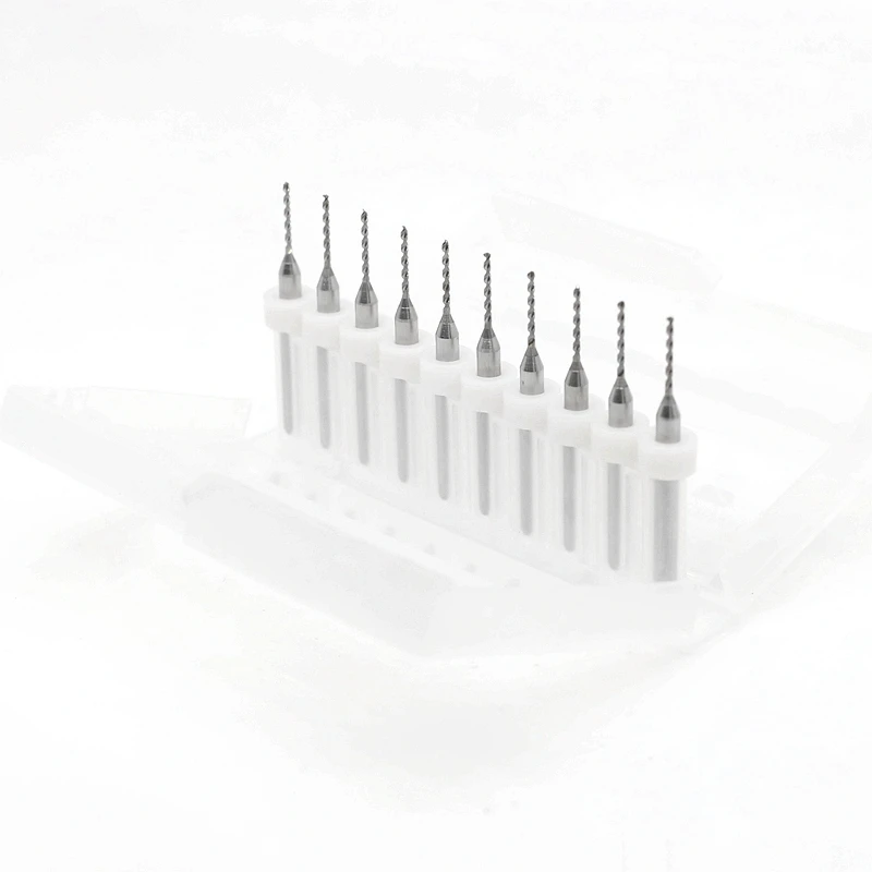 1.0mm / 1.05mm 10pcs Dremel tungsten carbide PCB drill bit printed circuit board micro CNC router wood tool