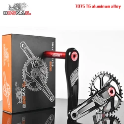 Bicycle Crank Crankset arm kit gear MTB Mountain Bike Crankset Aluminum Bike Crank Sprocket set and Bottom Bracket Kit 170mm